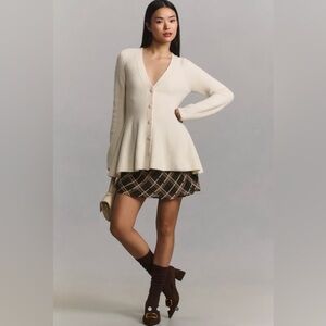 #164 FREE PEOPLE WOOL MIXED CARDIGAN P 14” L 25.5”